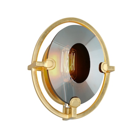 Troy Lighting Prism 1 Light Wall Sconce 7 In. Gold Leaf, round B7081-GL
