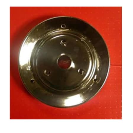 Racing Power R9608 Triple Groove Crank Pulley Chevy 283-350 V - Chrome RPC-R9608