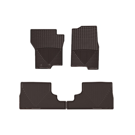 Weathertech Cocoa, Front and Rear All Weather Floor Mats W241CO-W431CO