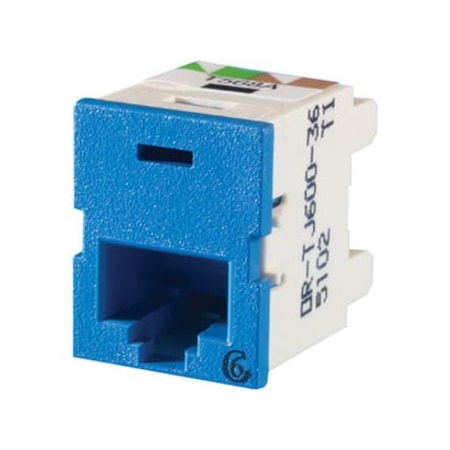 Ortronics 1-PORT MOD JACK 110 8W8P UTP, T568A/B CAT6 IP5 CLARITY6 TJ600-36