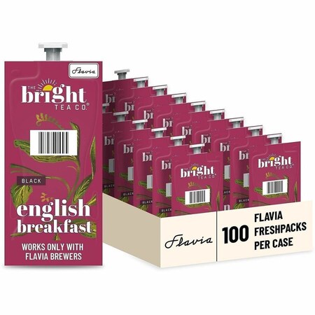 Flavia Tea Flavia Pouches, English Breakfast, Pouch, Caffeinated, 0.1 oz, 100 PK 48027