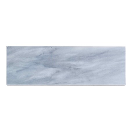 Apollo Tile Gray 4x12 Bardiglio Nuvolato Marble Honed Subway Floor and Wall Tile 5 sqft/case, 15PK APLFBA88412HA