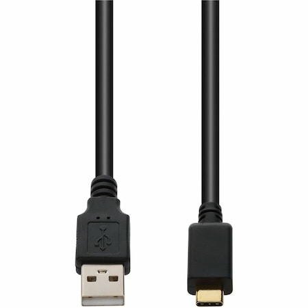 Add-On AddOn 2m USB A 2.0 Male to USB C 2.0 Male Black Extension Cable USBEXTAC2M