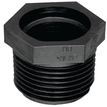 Green Leaf RB200-114P Reducing Pipe Bushing, 2 x 1-1/4 in, MPT x FPT, Black RB 200-114 P