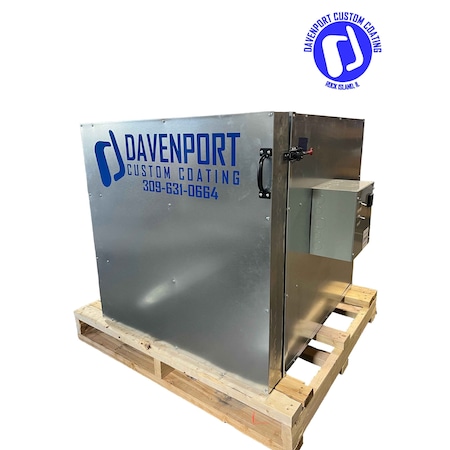 Davenport Custom Coatings 4X4X4 ELECTRIC BATCH POWDER COATING OVEN 444EBO