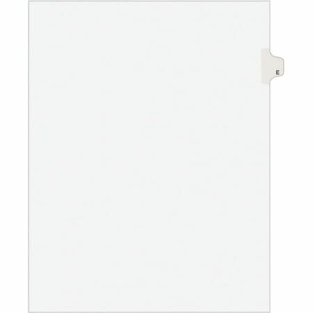 Avery Dividers, Index, Sidetab, E 25PK AVE01405