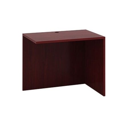 Boss Desk Return Reversible Return, 42" x 20", Mahogany, 20 in D X 29-1/2 in H, 42 in W X Wood N191-M