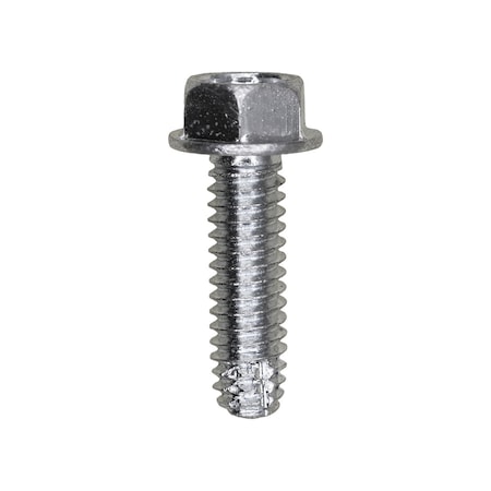 Auveco 12-24 x 3/4in Indented Hex Washer Head Type F Thread Cutting Screw, 100PK 8438