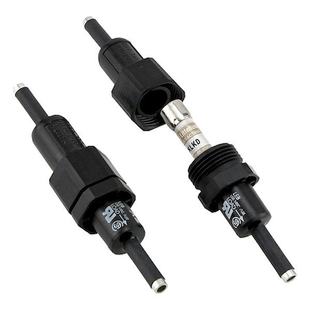 Littelfuse In-Line Fuse Holder, 1 Poles, 30 A Amp Range, 600V AC/DC Volt Rating LEBABS