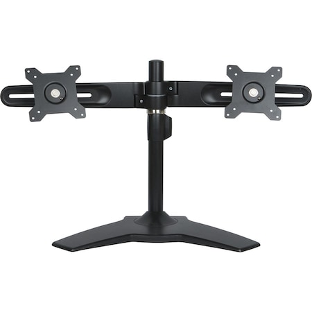 Planar AS2 Black Dual Monitor Stand - Up to 66lb - Up to 24" LCD Monitor - Black - Desk-mountable 997-5253-00