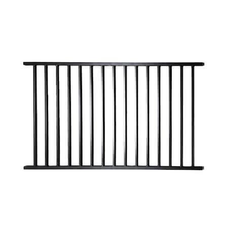 Nuvo Iron 40''x72'' Wide Steel Railing Stair Panel DSR4070-DB