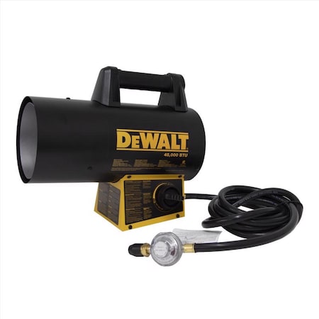 Dewalt DeWalt 45000 Btu/h 1125 sq ft Forced Propane Portable Heater F340746
