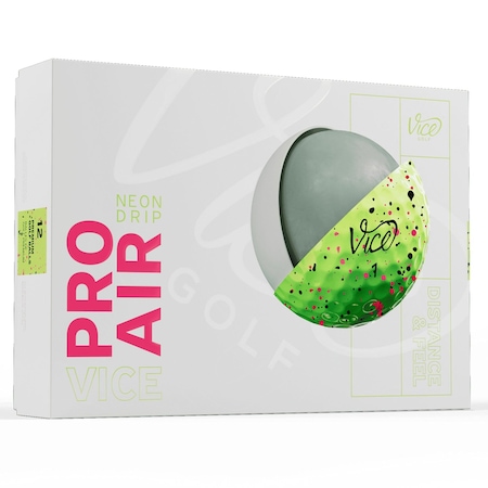 Vice Golf Pro Air Neon Drip Golf Balls, 12PK 111236