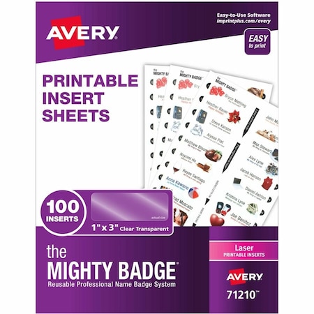 Avery The Mighty Badge by Printable In, PK100 71210