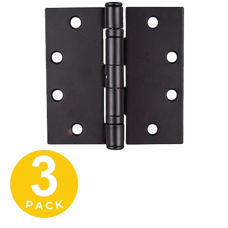 Global Door Controls 4.5 in Leaf W x 4.5 in Leaf H, Oil Rubbed Bronze CP4545BBNRP-10B-3