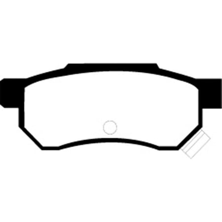 Ebc DP2642-2 Greenstuff Rear Brake Pads for 92-94 Acura Integra 1.7 Vtec DP2642/2