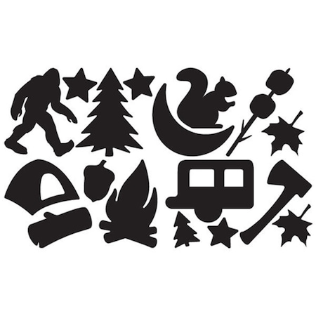 Mcnett 10810 20 in. Tenacious Camping Tape Gear Patches, Black 277737