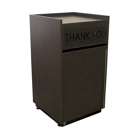 Plymold Trash Can, 41 1/2 in H, 23 in W 80501GN
