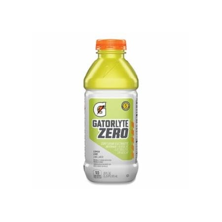 Gatorade Gatorlyte Electrolyte Beverage, Lemon Lime, 20 oz, 12 ct 308-05286
