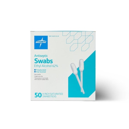 Medline 62% Ethyl Alcohol Antiseptic Swabs, 500PK MDS1971