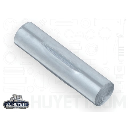 Huyett Type E Grooved Pin, Zinc Plated Low Carbon Steel, 0.312 in Dia x 0.310 in Small End Dia x 1.250 in L GP-0312-1250-E