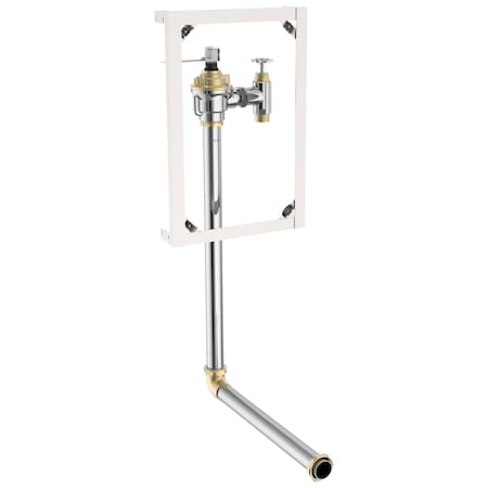 Delta Commercial 1600T Series E-Concealed Hw Flush Valve Ri In Chrome 1600T6102ARI