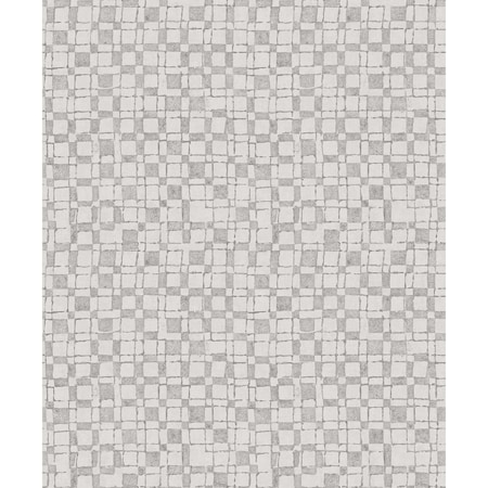 A-Street Prints Sarni Platinum Grid Wallpaper 2976-86532
