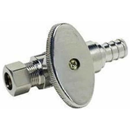 Pinpoint Straight Stop - 0.375 x 0.5 in. Pex PI3262536