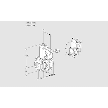 Honeywell Kromschroder VAS120R/NQ KS88011676