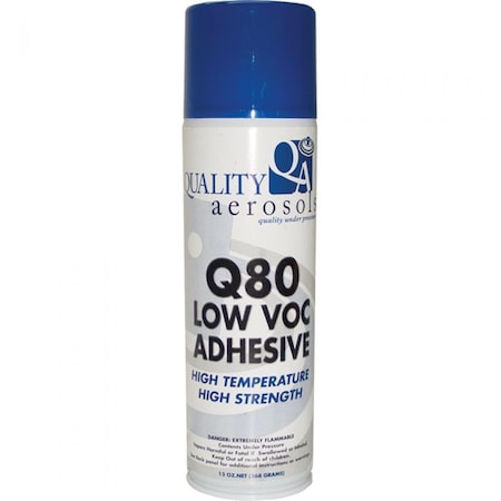 Quality Aerosols 13 oz Flammable Compliant Contact Adhesive CYQ80.13