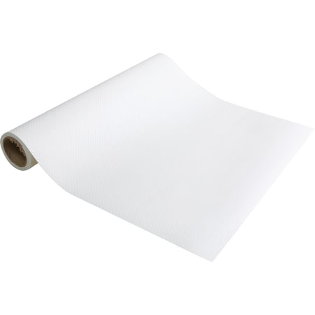 Con-Tact Brand 12'' x 5 Ft. White Non-Adhesive Shelf Liner 05F-C5T11-01