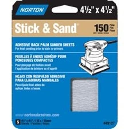 Norton Co Sanding Sheet 4.5X4.5 150 Grit 49127