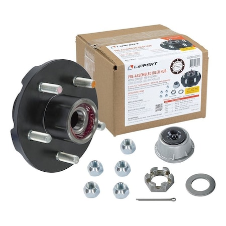 Lippert PRE-GREASED HUB ASSY KIT 3.5K 2024013263