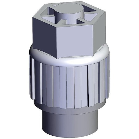 Smc Plug, Compression, PFA, LQ3 LQ3-2P07-2