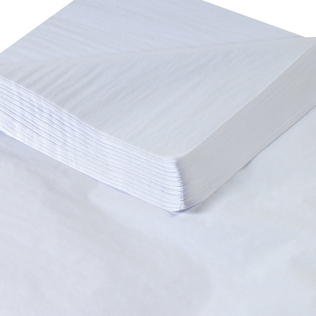 Non-Branded 15 x 20in 100% Recycled White Tissue Paper, 480PK TR1520WH
