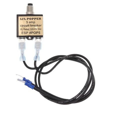 Supco 5 Amp Circuit Breaker, Push Button POP5