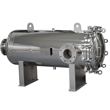 Zoro Select Filter Housing, Silver, NPT, 200 gpm ICB-7-40-D-2-N-A-4-E