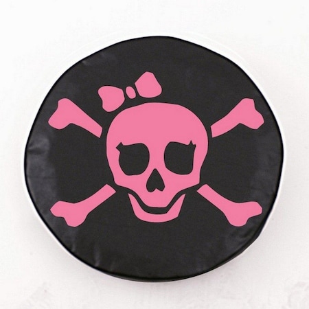 Holland Bar Stool Co 32-1/4" x 12" Pirate Girl (Pink) Tire Cover TCYPirGrlPBK