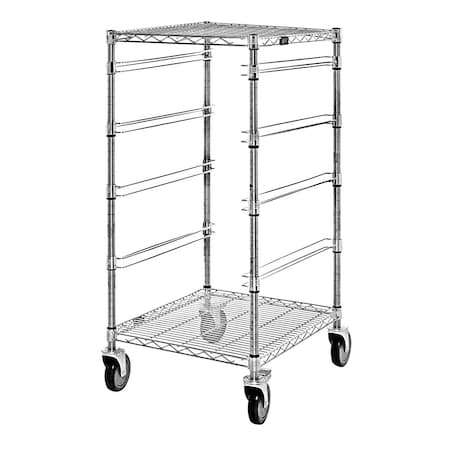 Quantum Storage Systems CONDUCTIVE BIN CART 4 LEVELS NO BINS BC212439M4CO