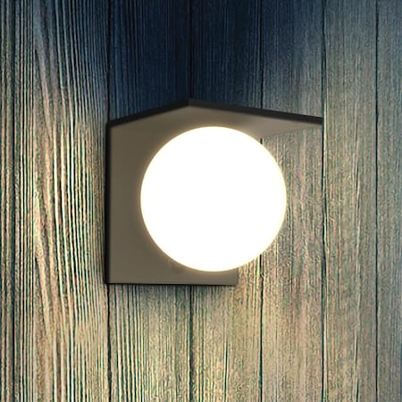 Beyond Solar Vesta, Solar Wall Pack, 1.5 Watt, 1000 Lumens, 4000K, Anti-glare 790114