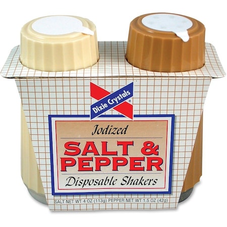 Diamond Crystal Dixie Crystals Salt Pepper Shakers Set, Beige, 2PK MKLSN16010