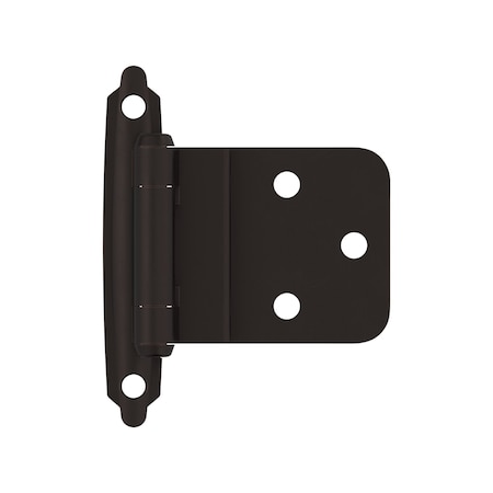 Amerock 3/8in 10 mm Inset Self-Closing, Face Mount Oil-Rubbed Bronze Hinge, 10PK TENR3428ORB