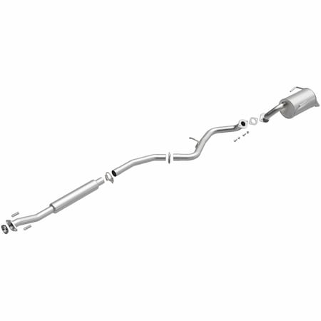 Bre Exhaust Exhaust System, Aluminized Steel; With Mufflers; 2-1/4 Inch Pipe Diameter; Single Exhaust 106-0162