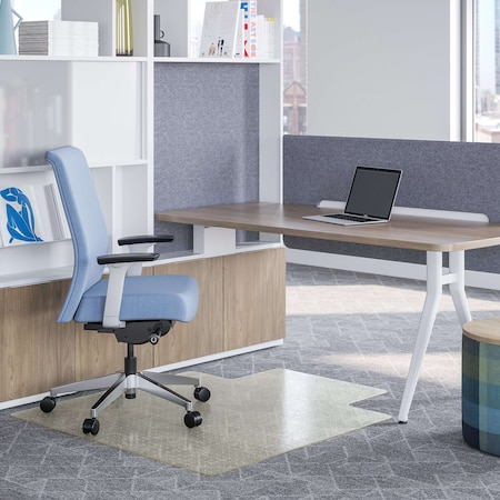 Deflecto OceanMat for Low Pile Carpet, 36x48 w/Lip CM1K112OCB