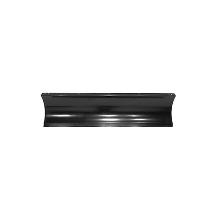 Warn 60 Inch Straight Snow Plow Blade Powder Coated Black Steel with Skid Shoes 103860