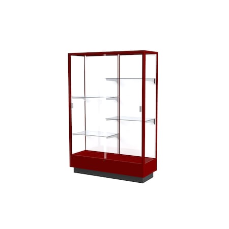 Ghent Floor Case 48x70x18, White, Cordovan 891M-WB-C