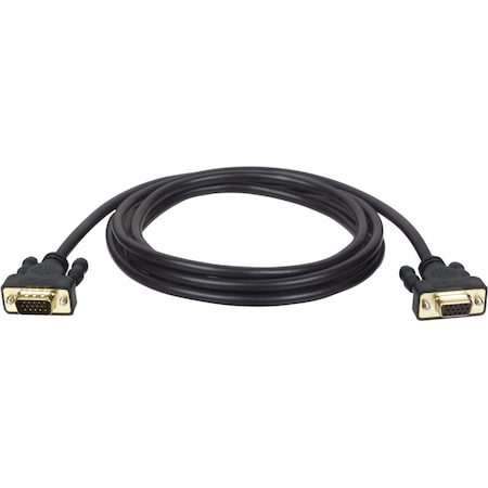 Tripp Lite 25FT VGA MONITOR EXTENSION GOLD CABLE SHIELDED HD15 M/F 25FT P510-025