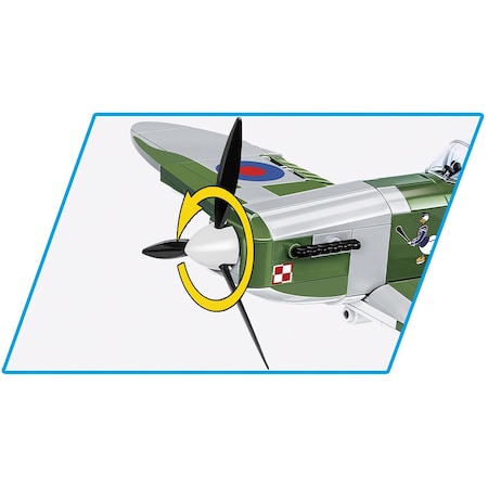 Cobi Supermarine Spitfire Airplane Block Set Multicolored 342 pc COBI-5725