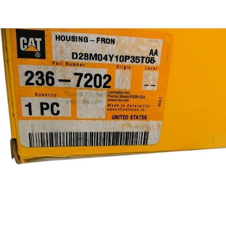 Caterpillar HOUSING-FRON, CATERPILLAR OEM 2367202 2367202