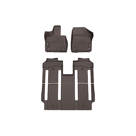 Weathertech Cocoa  Front and Rear Floorliners, 2025 Toyota  Sienna 471641-1-5